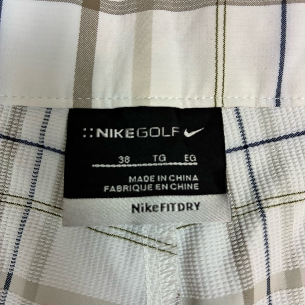 Nike Golf Dri Fit Plaid Shorts - Sz 38 - Picture 8 of 11